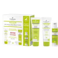 Floslek Anti Acne 24h System zestaw kosmetyków, 50 ml + 50 ml + 50 ml