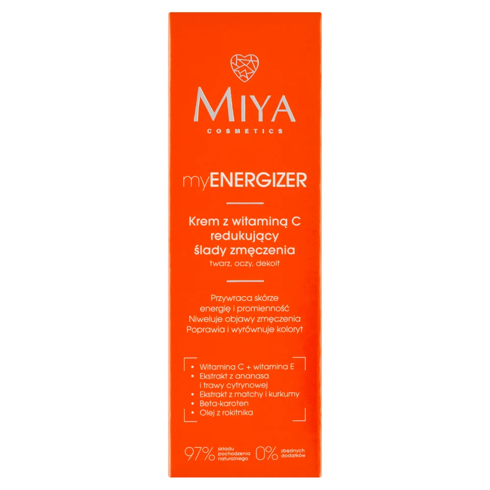 Miya myENERGIZER krem z witaminą C redukujący ślady zmęczenia, 40 ml