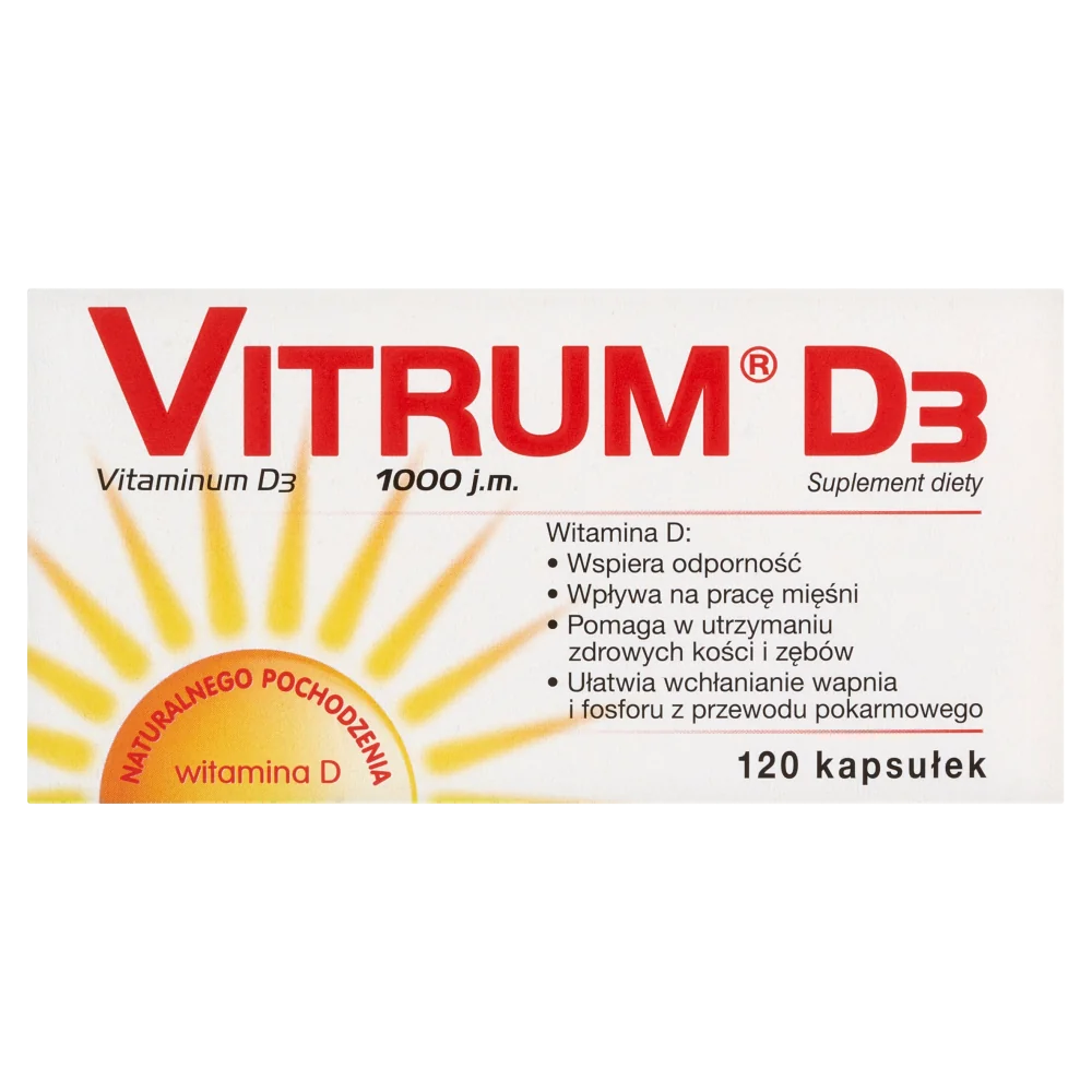 Vitrum D3 120 kapsułek