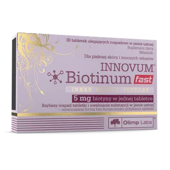 Olimp Innovum Biotinum Fast, suplement diety, 30 tabletek 