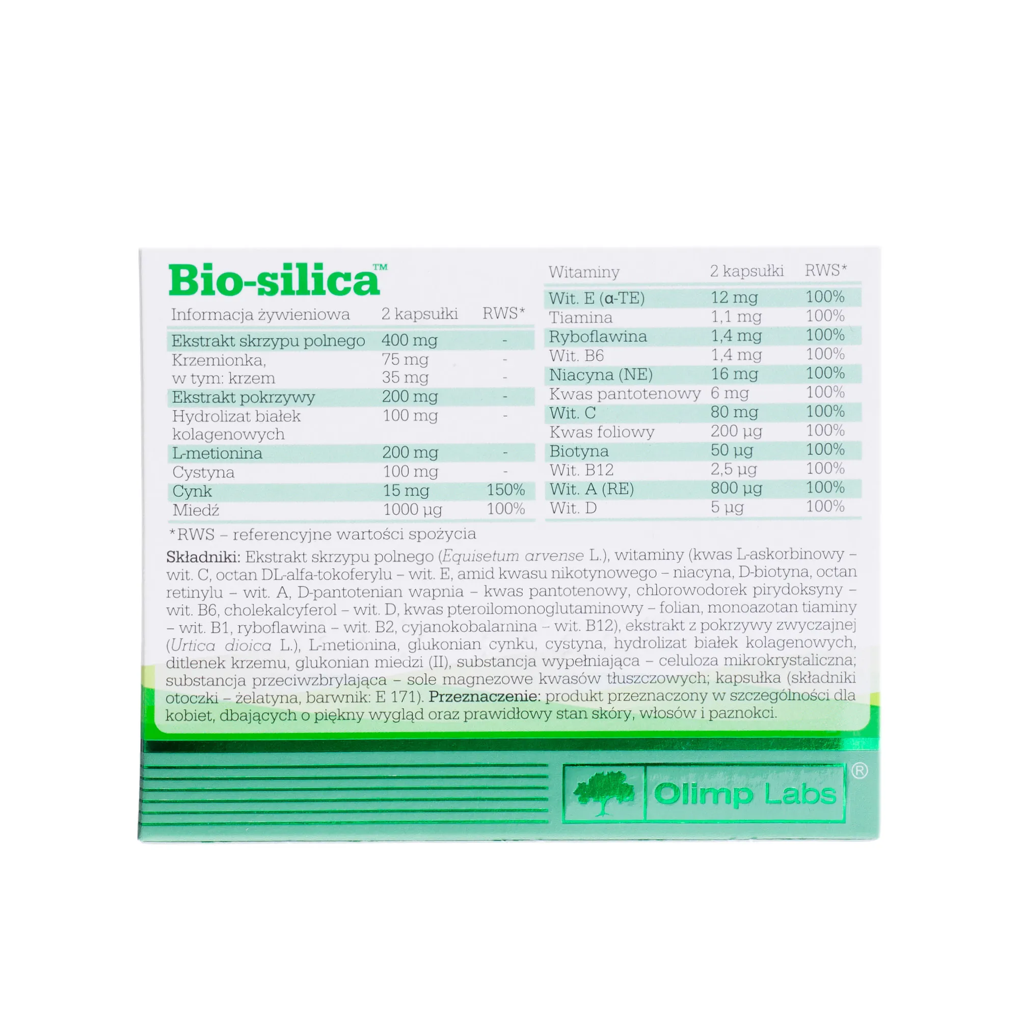 Olimp Bio-Silica, suplement diety, 30 kapsułek 