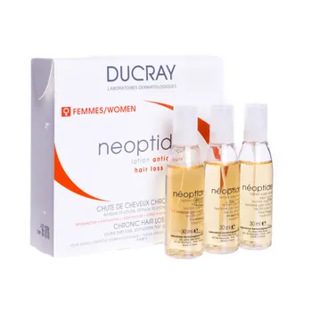 Ducray Neoptide, płyn przeciw wypadaniu włosów dla kobiet, 3 x 30 ml 