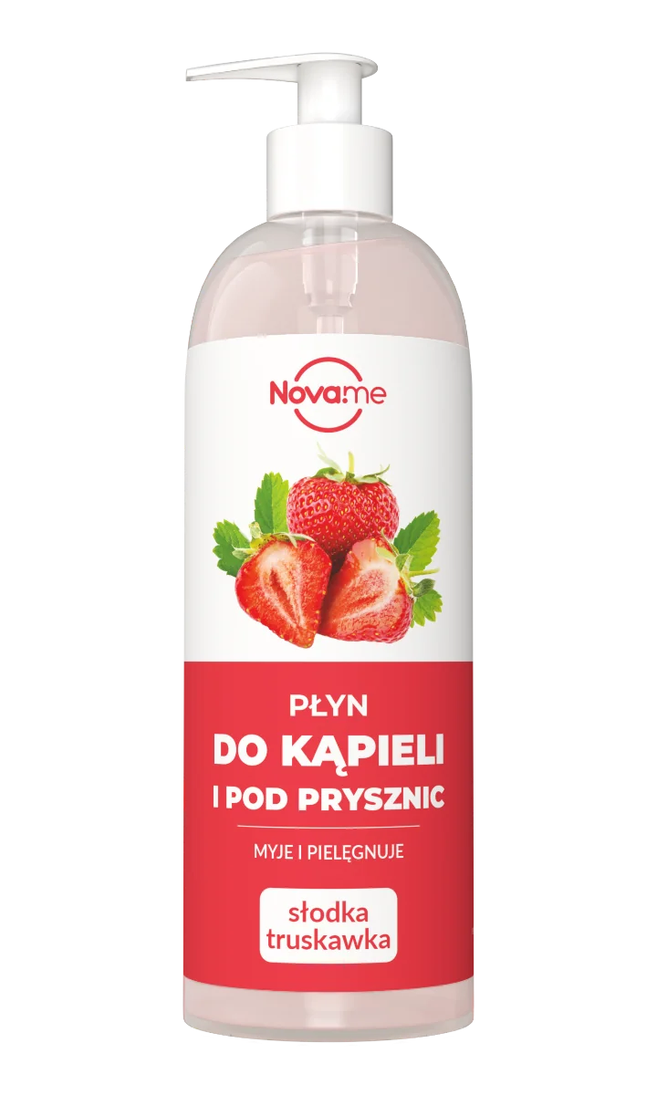 Novame Słodka Truskawka płyn do kąpieli i pod prysznic, 500 ml