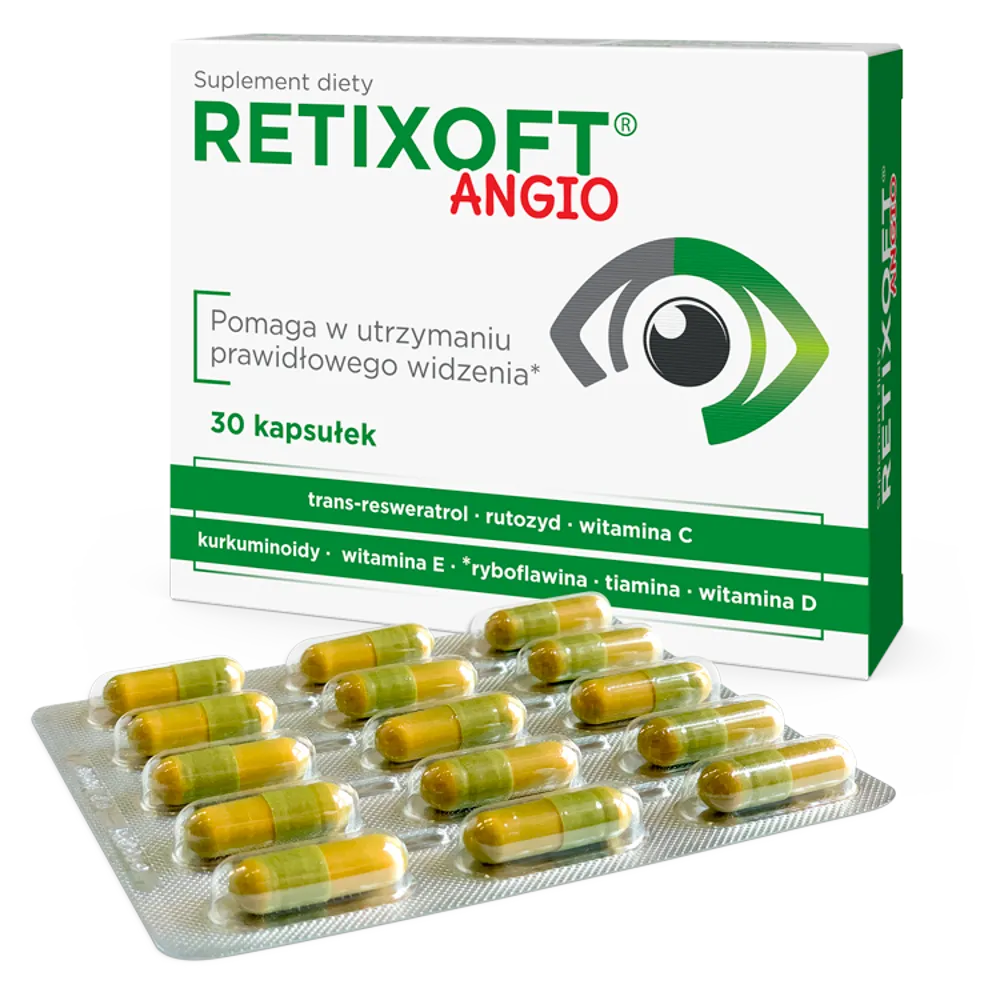 Retixoft Angio, suplement diety, 30 kapsułek