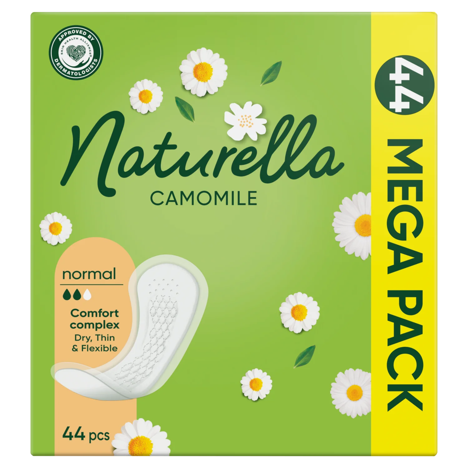 Naturella Camomile Normal, wkładki higieniczne, 44 sztuki