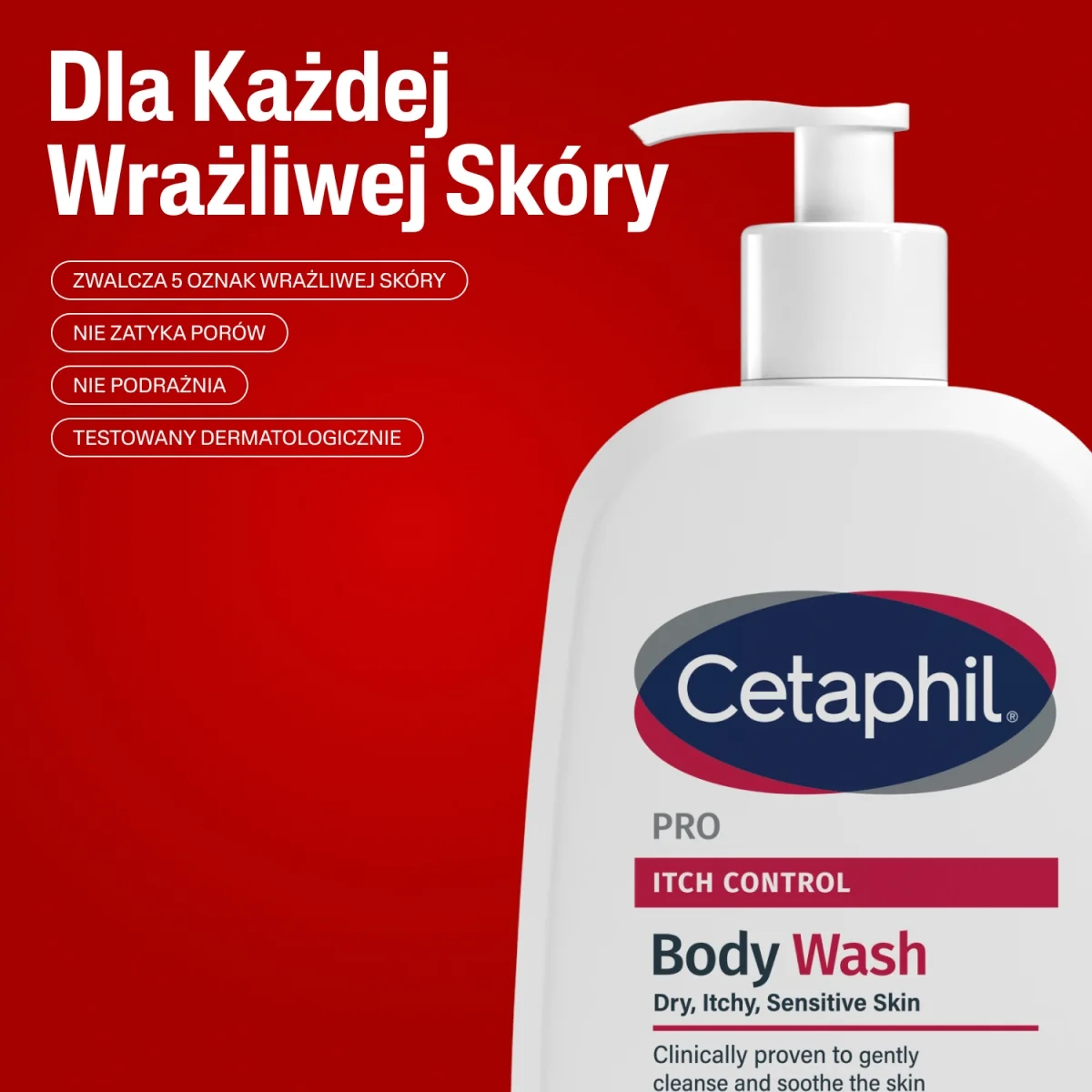 Cetaphil Pro Itch Control emulsja do mycia, 236 ml