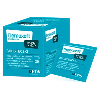 Demoxoft Plus Clean chusteczki nasączone, 20 sztuk