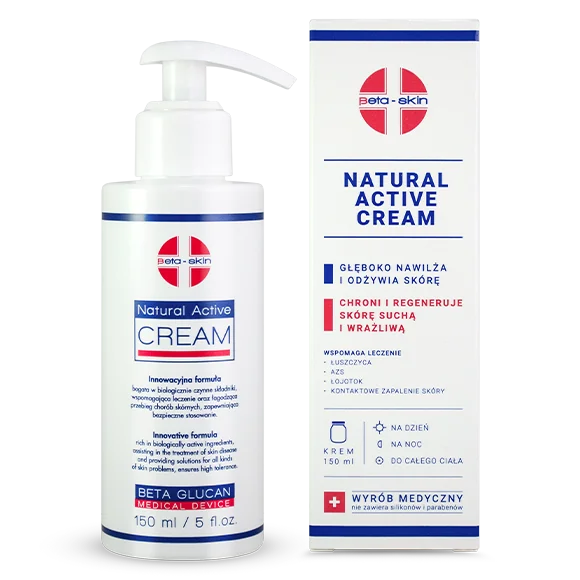 Beta Skin Natural Active Cream Krem do ciała i twarzy, 150 ml