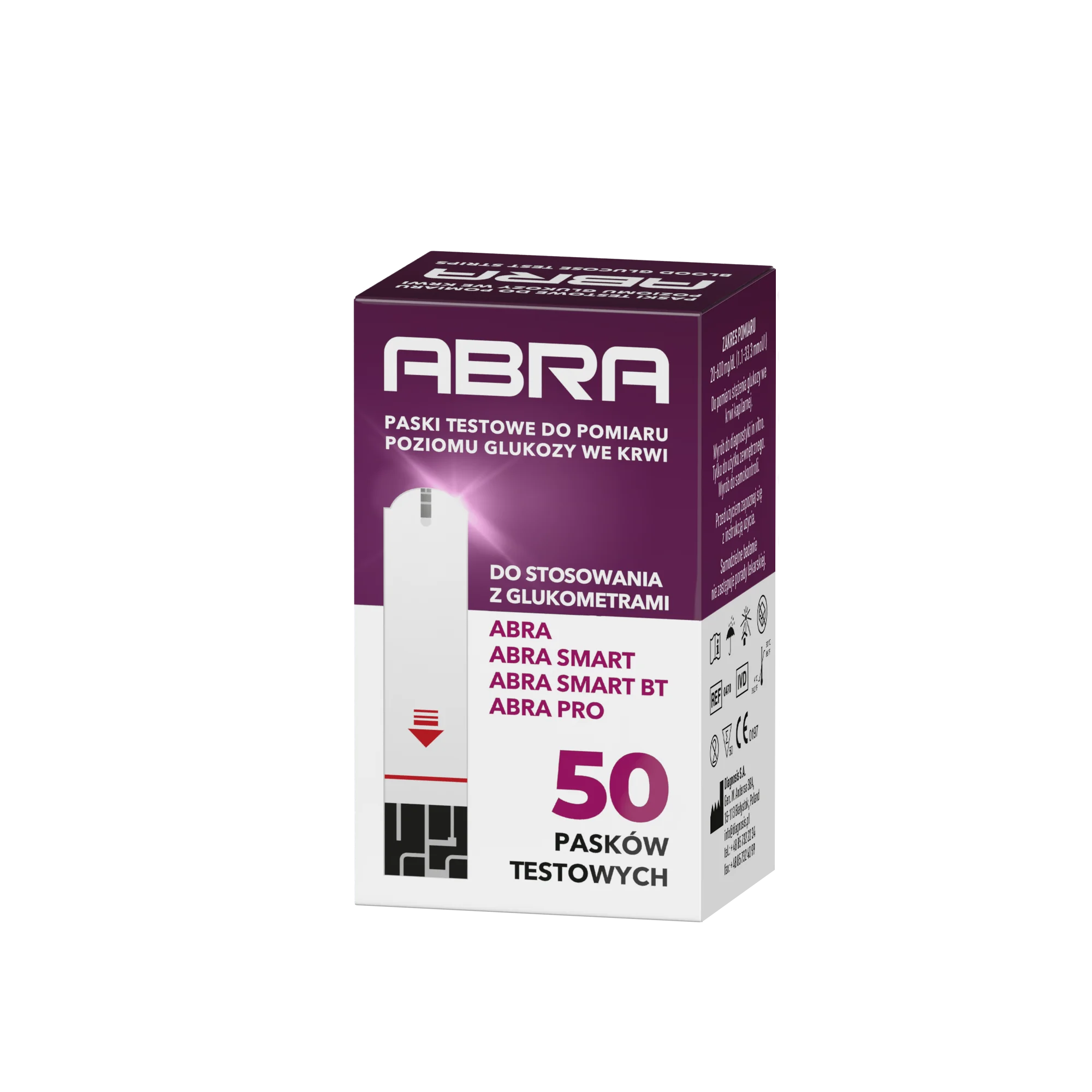 Abra test paskowy, 50 sztuk