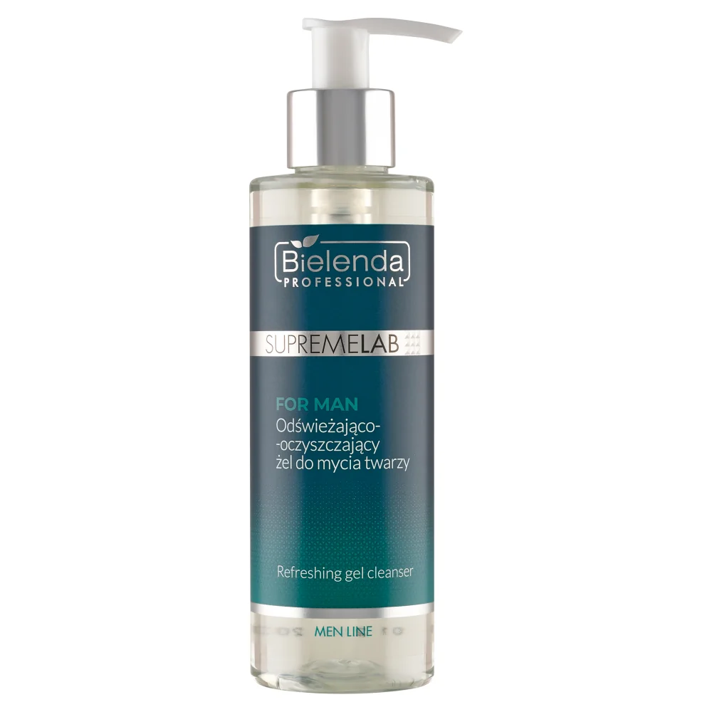 Bielenda Professional SupremeLab For Man odświeżająco-oczyszczający żel do mycia twarzy, 200 ml