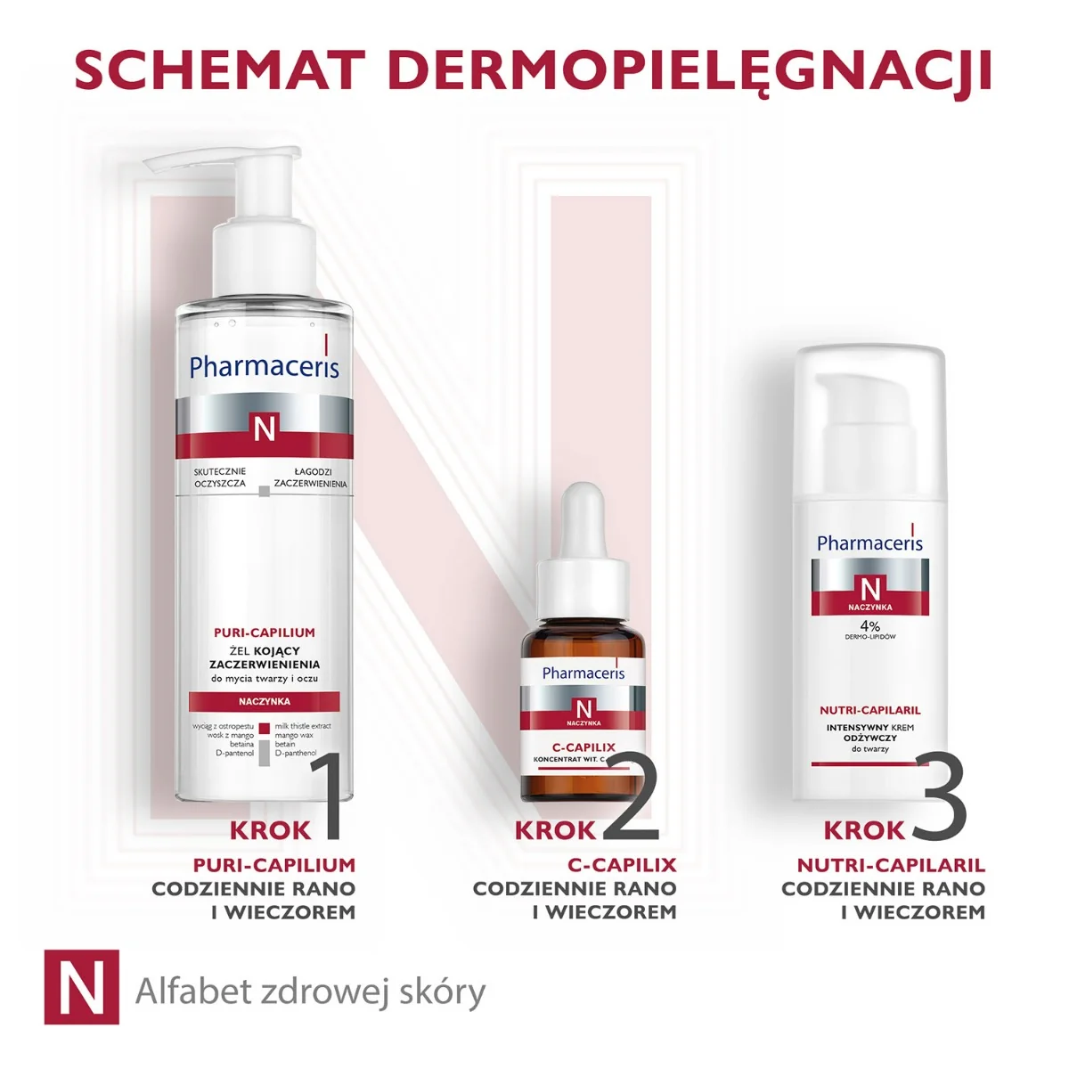Pharmaceris N Nutri-Capilaril intensywny krem odżywczy do twarzy, 50 ml