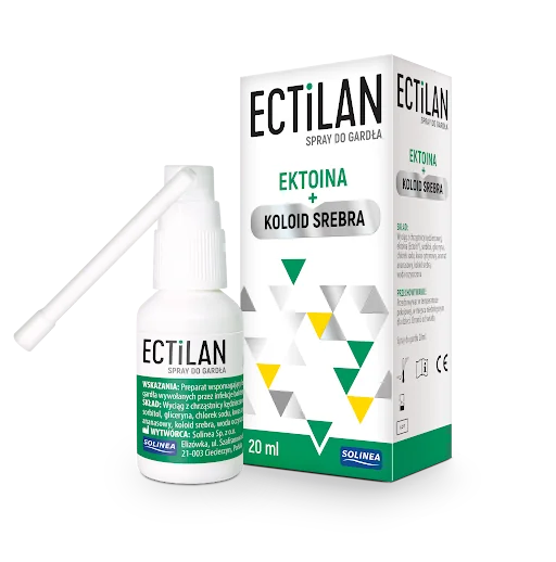 Ectilan spray do gardła, 20 ml