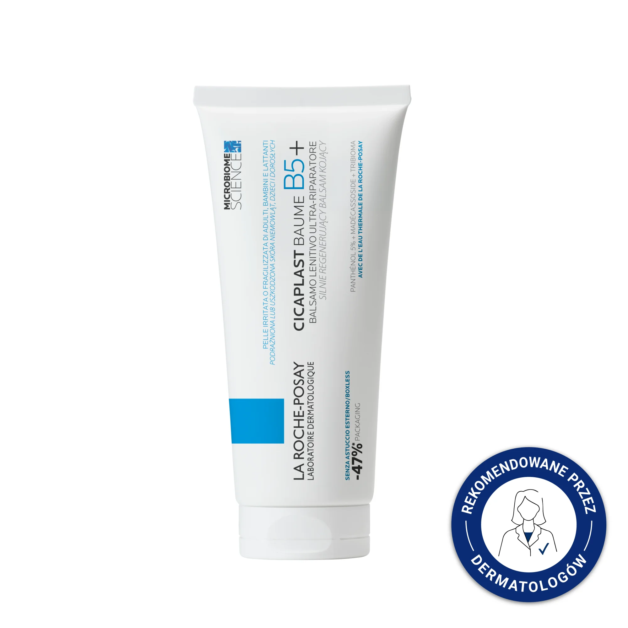 La Roche-Posay Cicaplast Baume B5+, Silnie Regenerujący Balsam Kojący, 100 ml