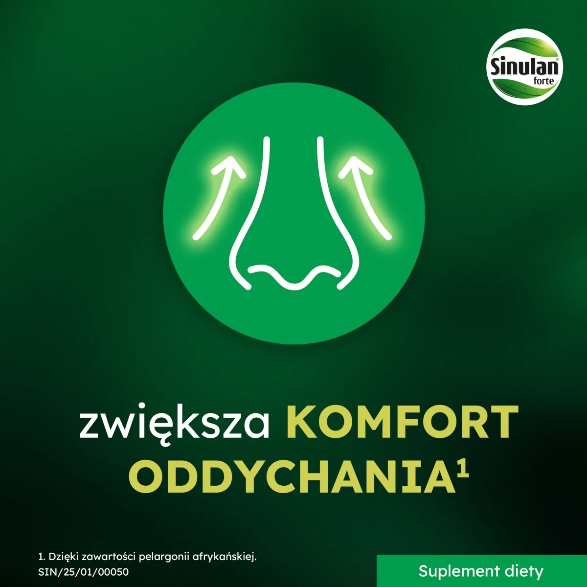 Sinulan forte suplement diety, 60 tabletek