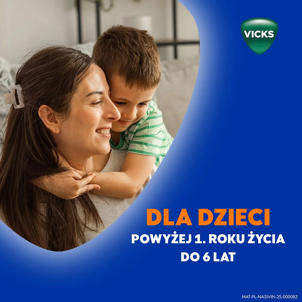Nasivin Vicks Kids 0,25 mg/ml, aerozol do nosa, 10 ml