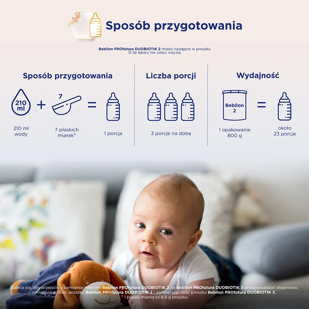 Bebilon Profutura DuoBiotik 2 800g mleko następne po 6. miesiącu, 800 g