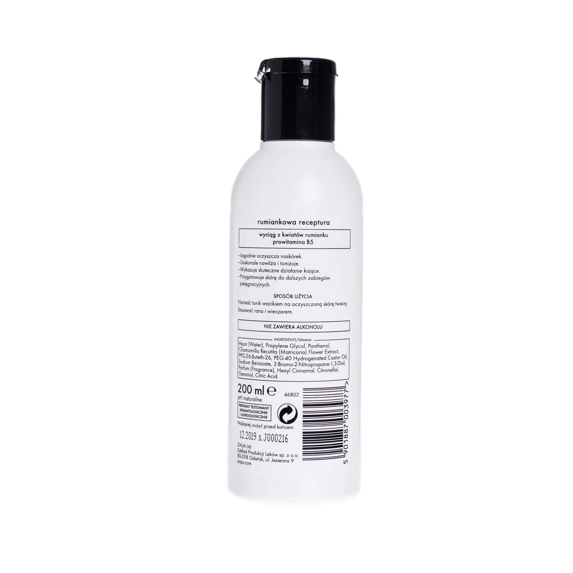 Ziaja tonik rumiankowy, 200 ml