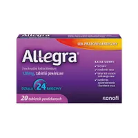Allegra, 120 mg, 20 tabletek powlekanych