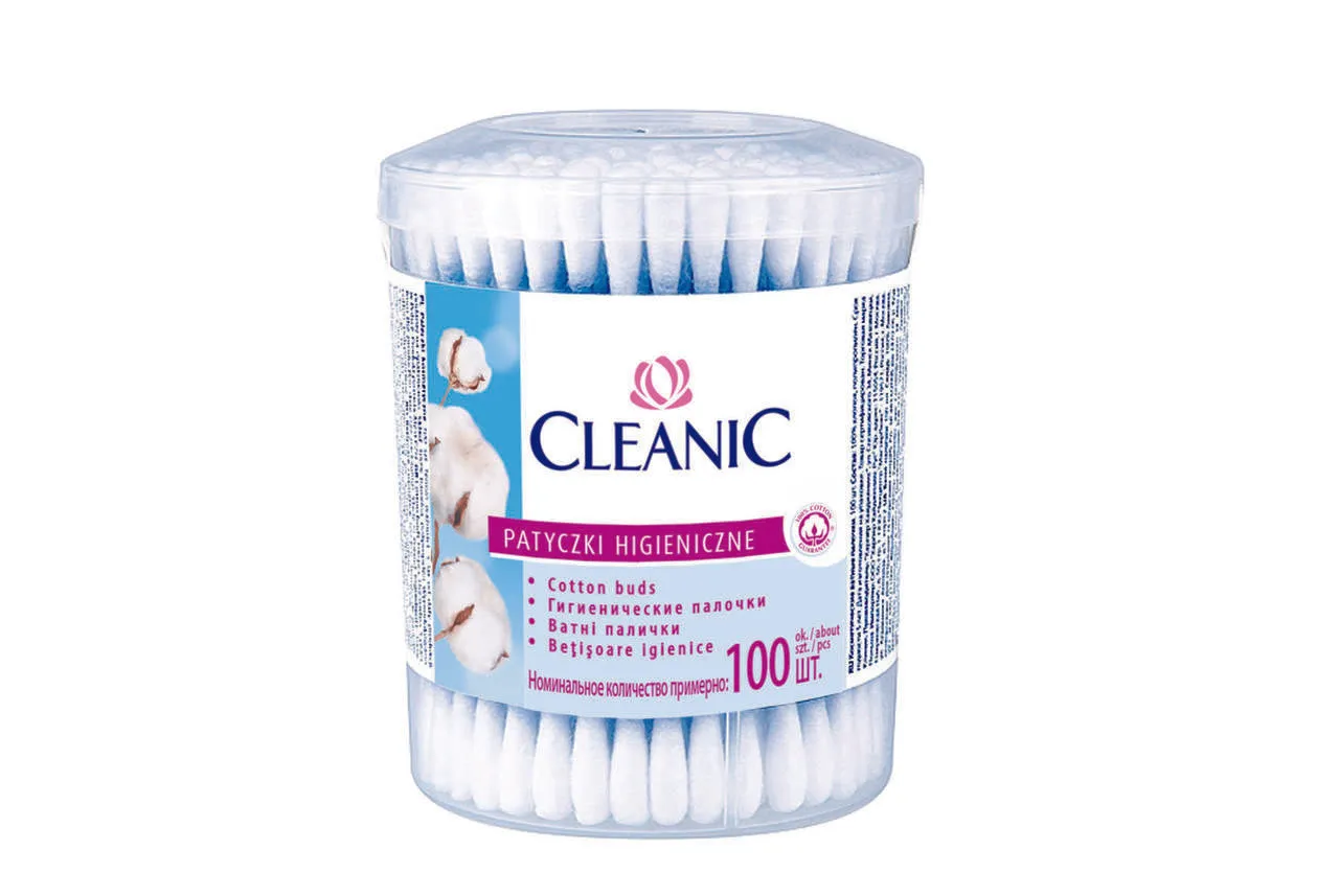Cleanic Classic, patyczki higieniczne, 100 sztuk