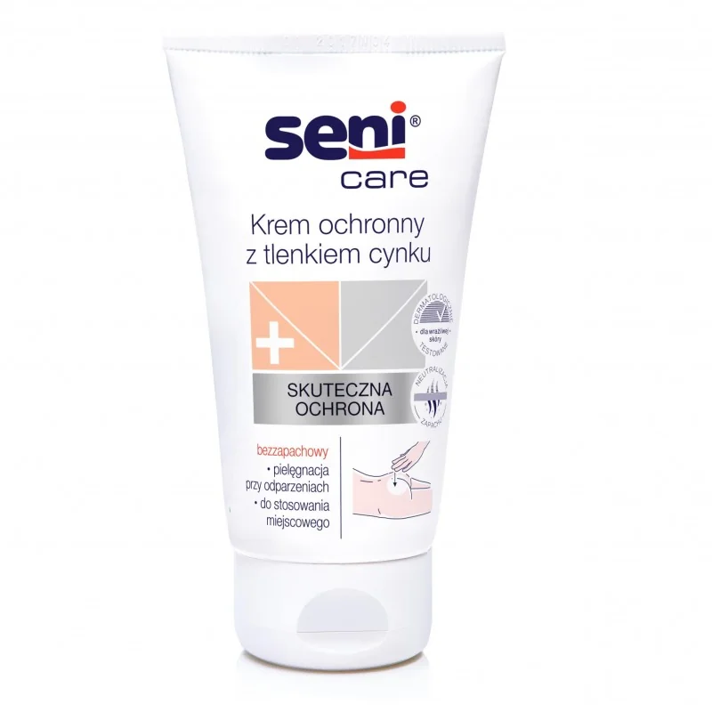 Seni Care Krem ochronny z tlenkiem cynku, 100ml