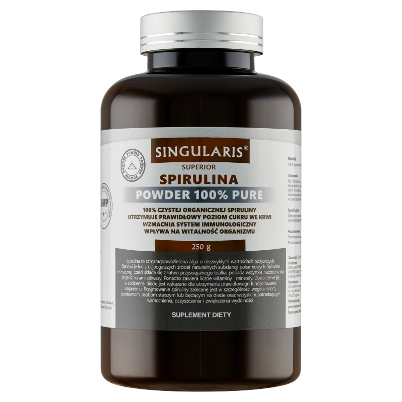 Singularis Superior Spirulina Powder 100% Pure proszek 250 g