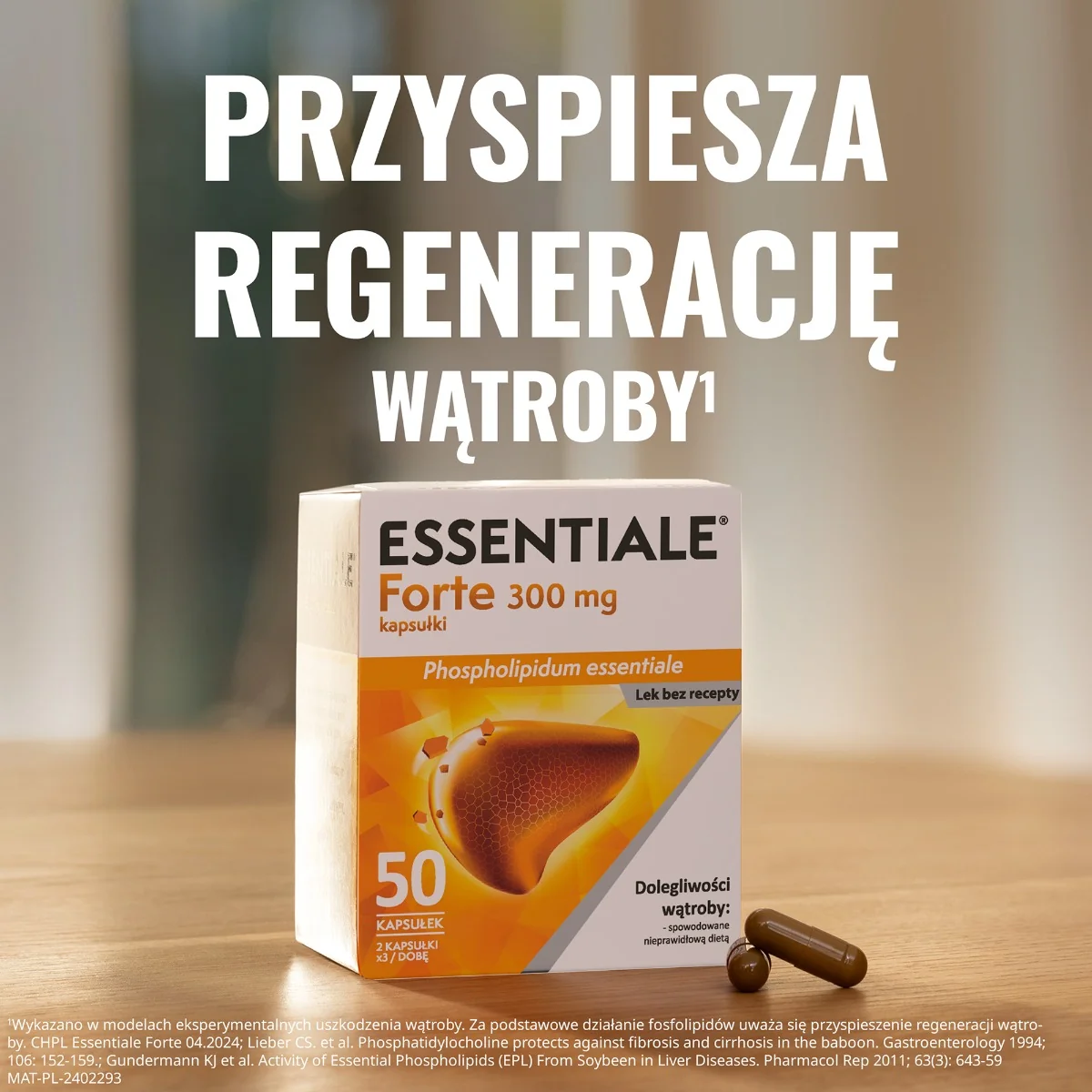 Essentiale Forte 300 mg 50 kapsułek