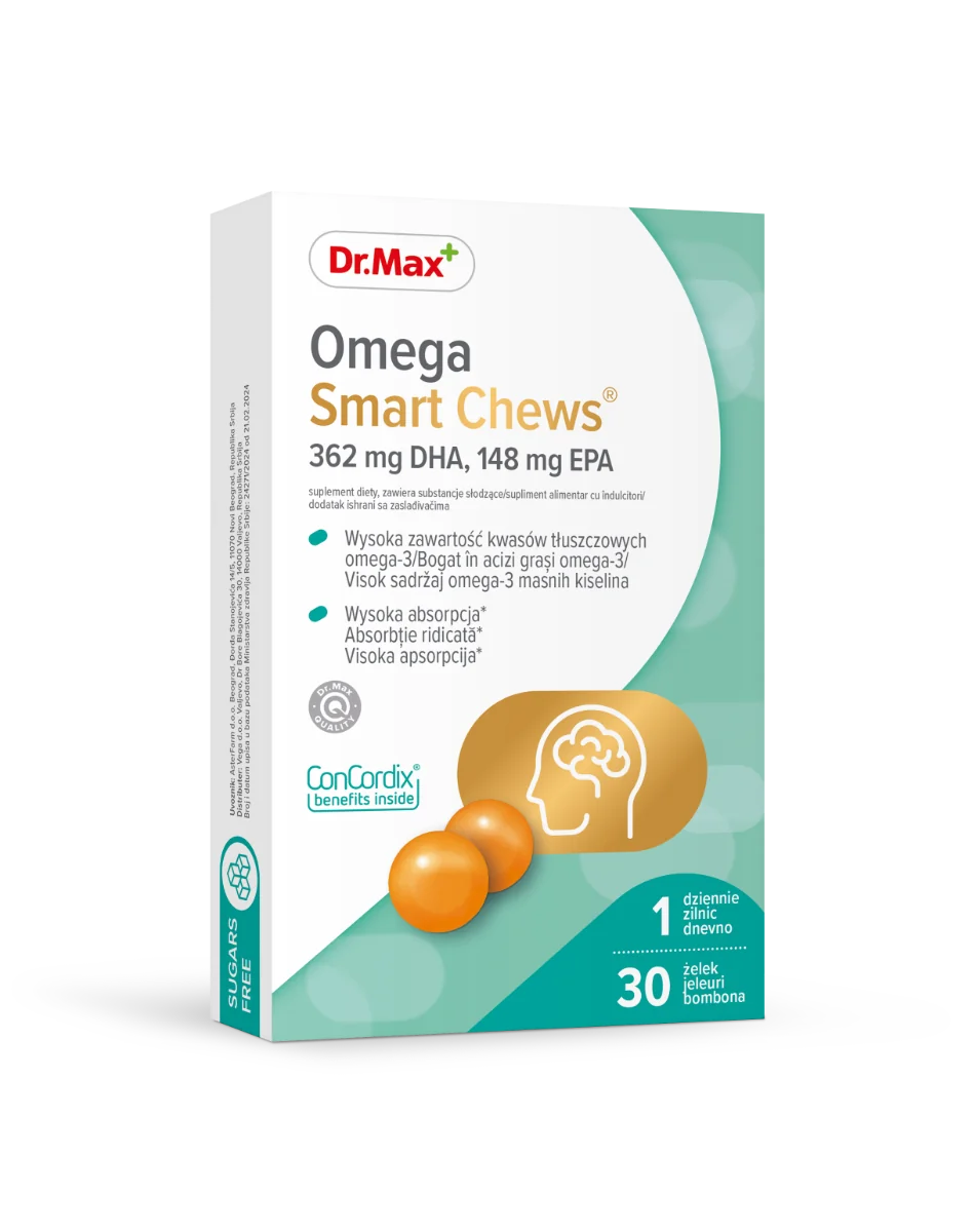Omega Smart Chews® Dr. Max 30 żelek
