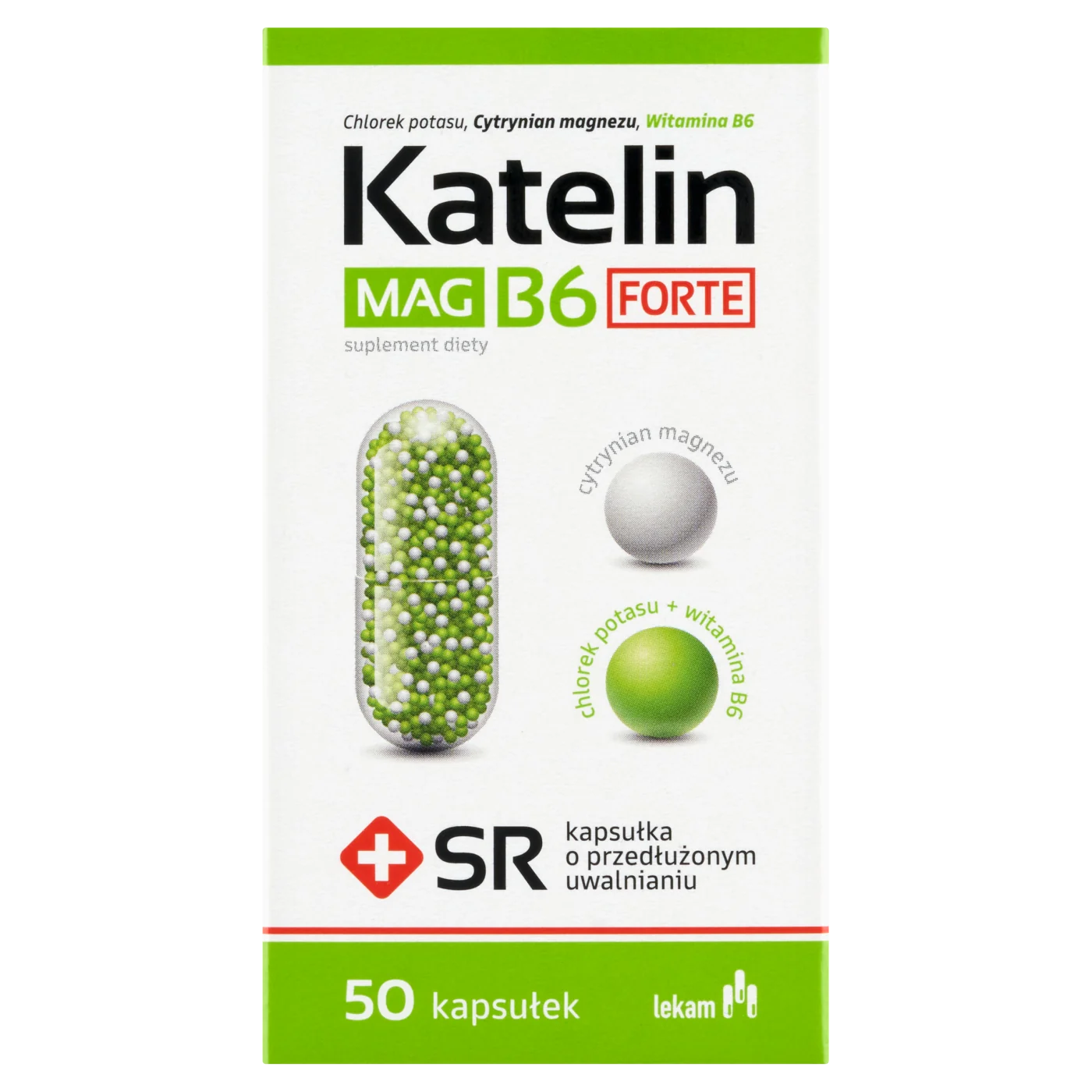 Katelin Mag B6 Forte 50 kapsułek