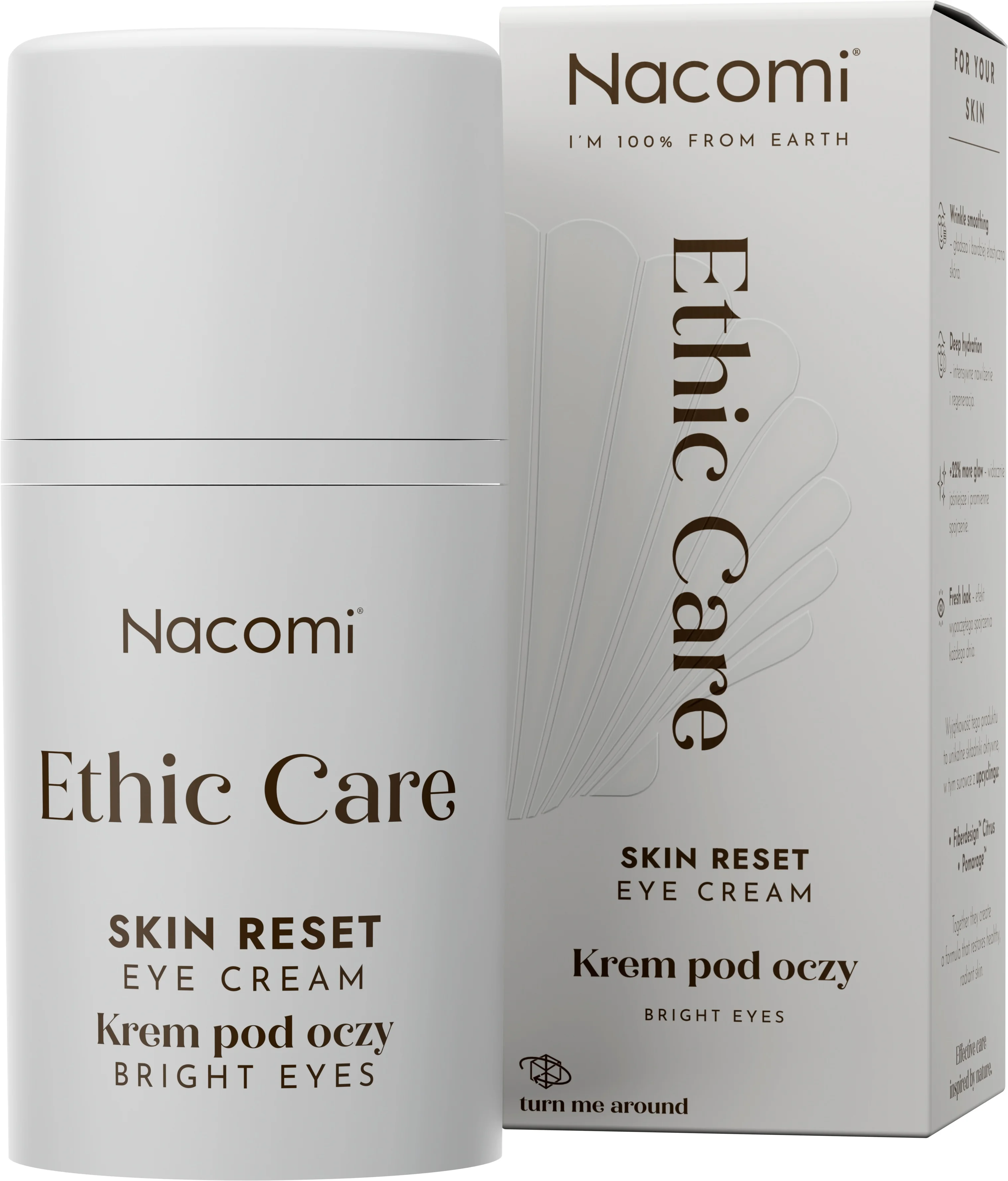 Nacomi Ethic Care krem pod oczy, 15 ml