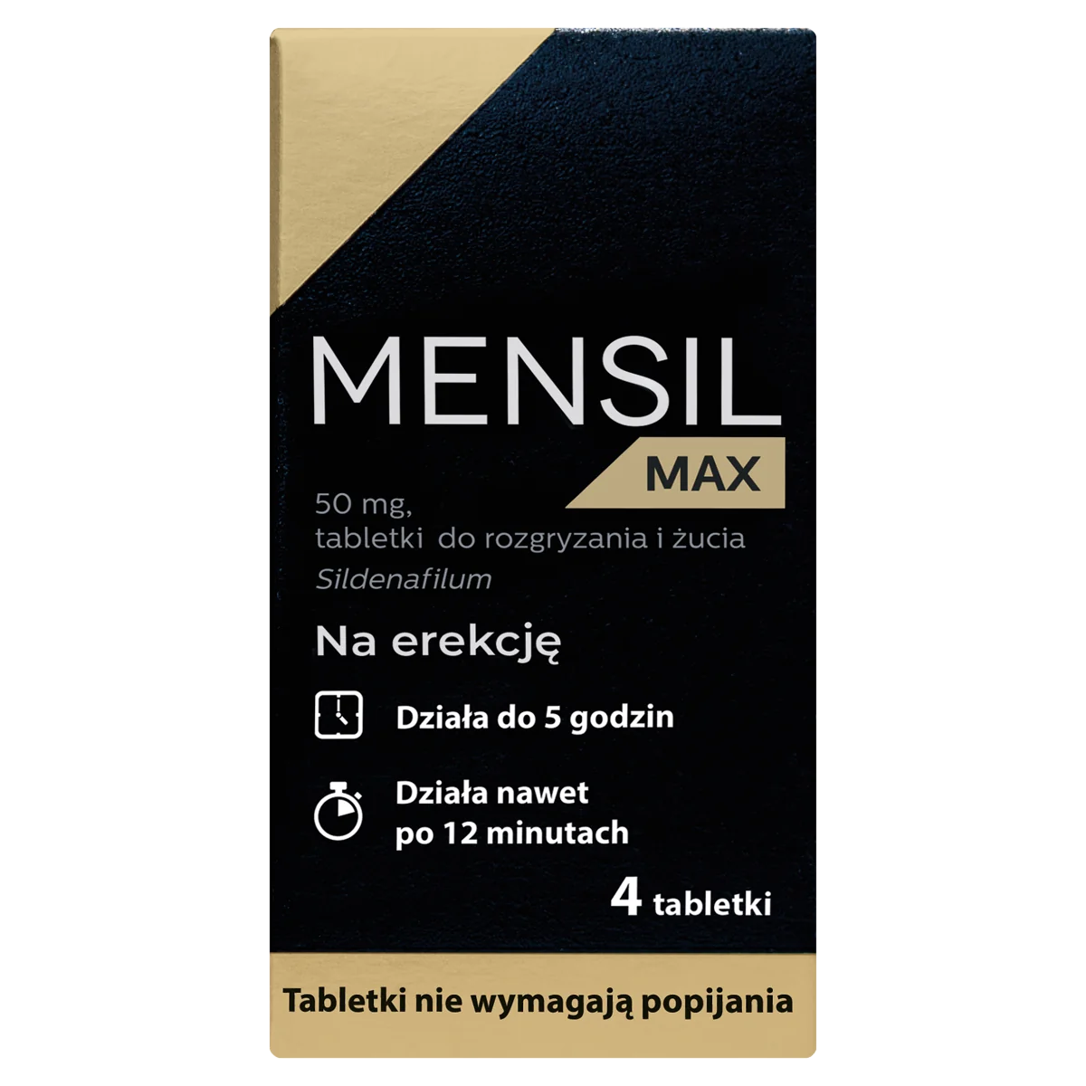 Mensil Max 50 mg, 4 tabletki