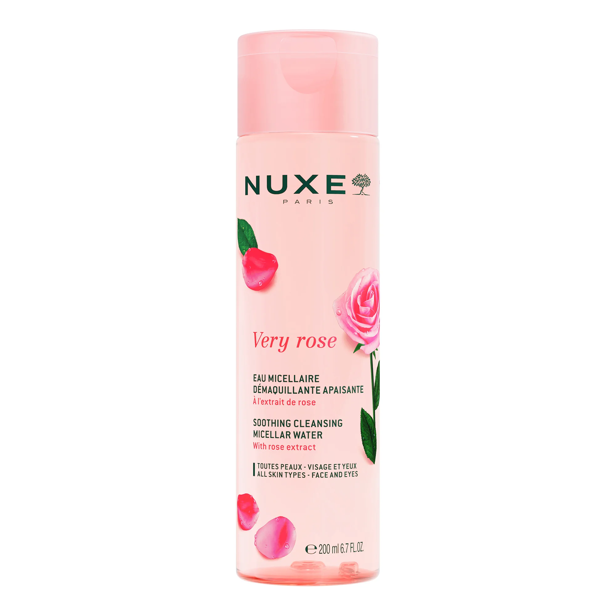 Nuxe Very Rose łagodząca woda micelarna 3 w 1, 200 ml