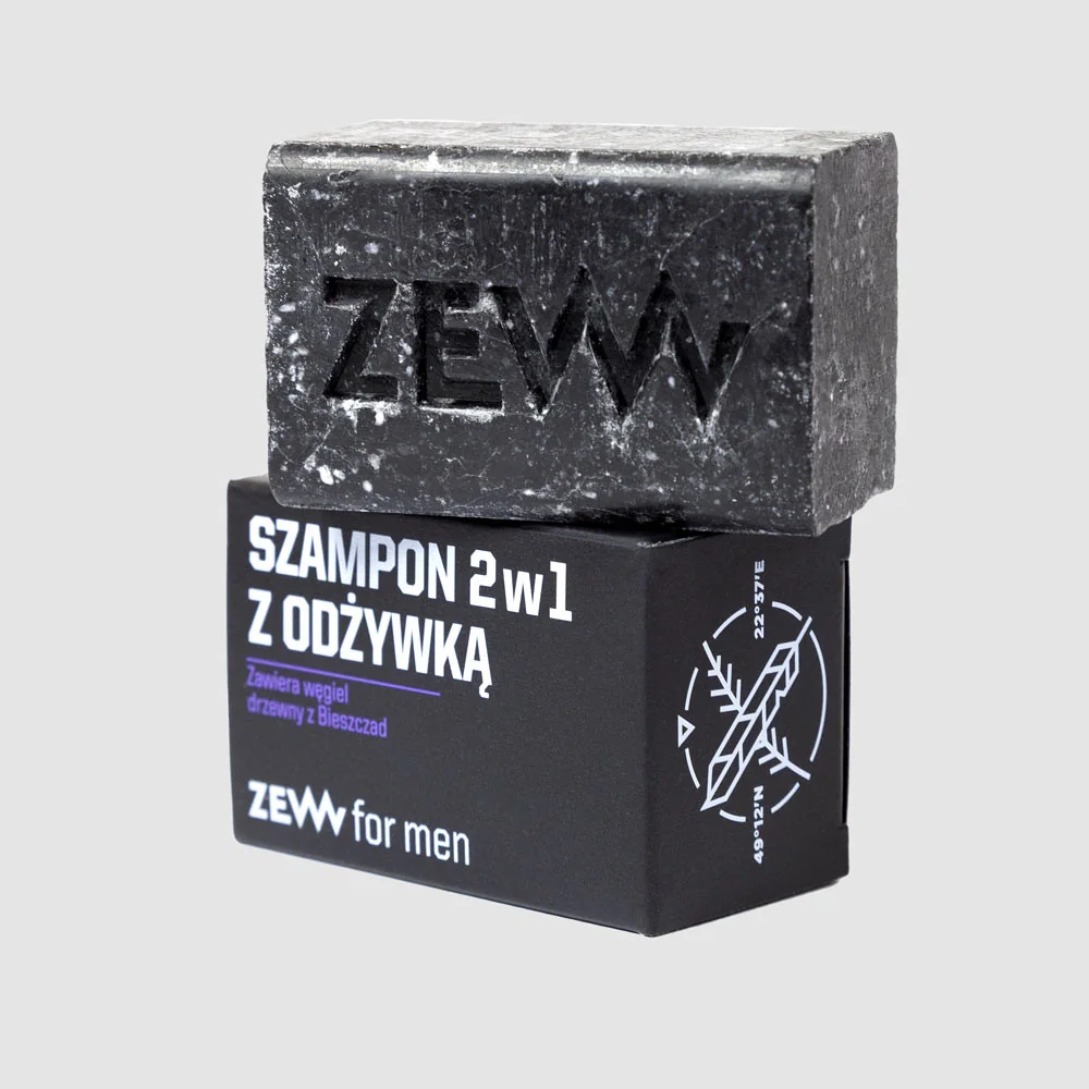 ZEW for men szampon 2 w1  z odżywką, 85 ml