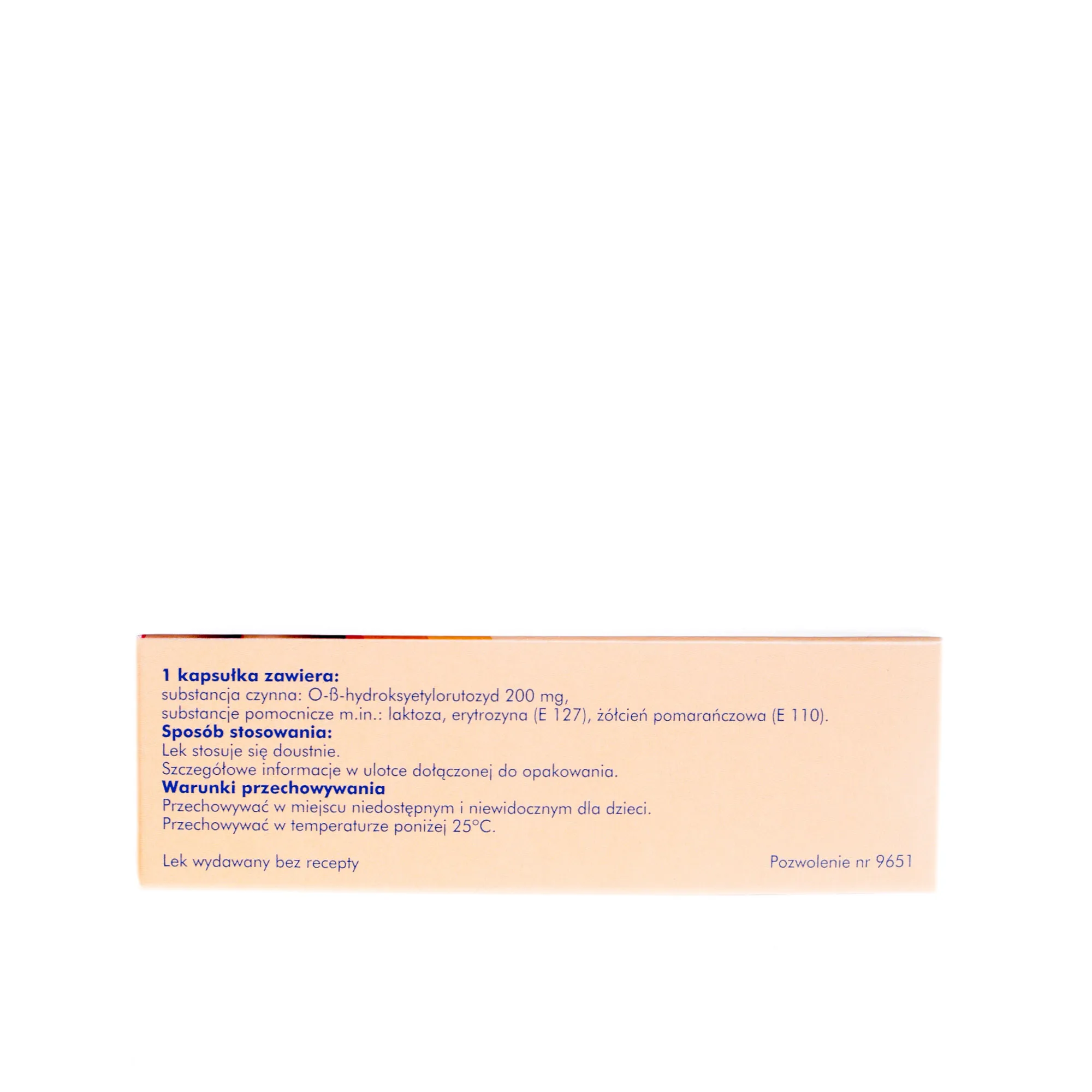 Troxerutin Synteza 200 mg, 64 kapsułki twarde 