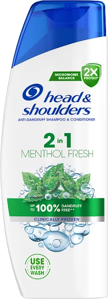 Head & Shoulders Menthol Fresh szampon przeciwłupieżowy 2 w 1, 330 ml