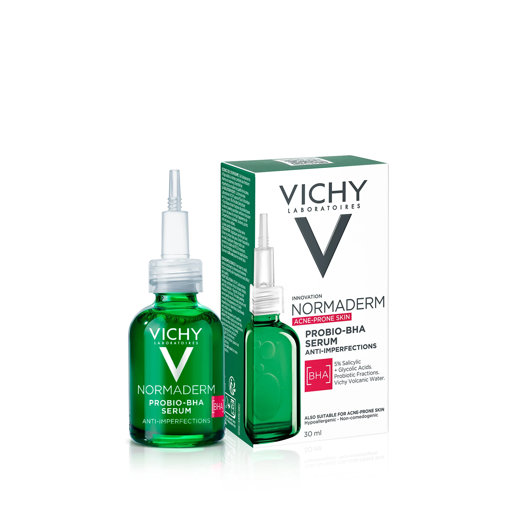 Vichy Normaderm Probio-BHA skoncentrowane serum przeciw niedoskonałościom, 30 ml