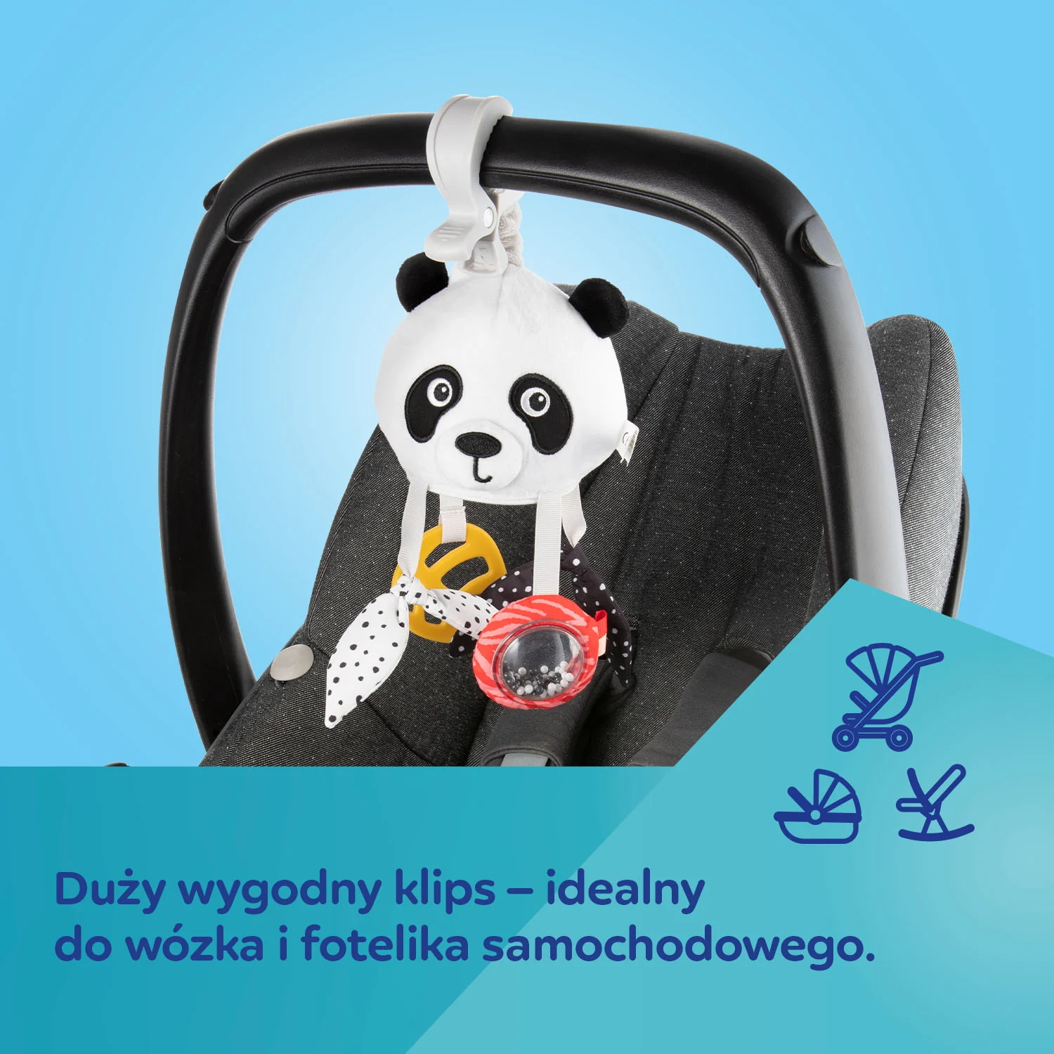Canpol Babies BabiesBoo sensoryczna karuzela podróżna 1 sztuka