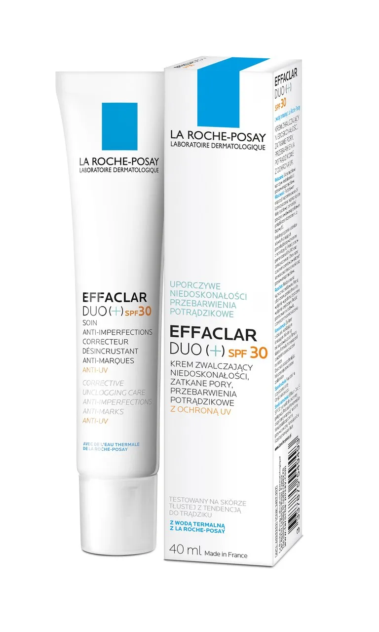 La Roche-Posay Effaclar Duo+, krem zwalczający niedoskonałości, SPF 30, 40 ml 