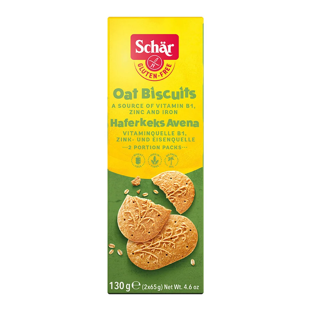 Schär Avena herbatniki owsiane bezglutenowe, 130 g