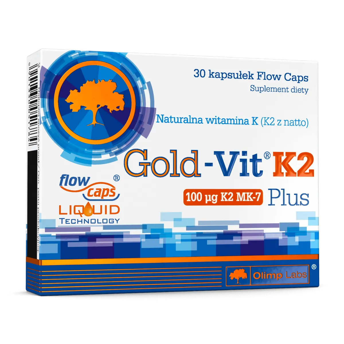 Olimp Gold-Vit K2 Plus, suplement diety, 30 kapsułek 