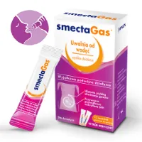 Smecta Gas, proszek doustny, 12 saszetek