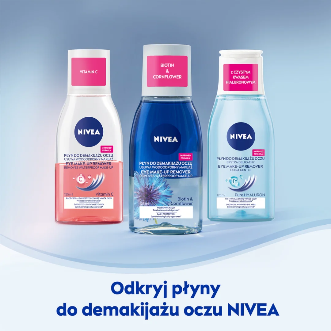 Nivea dwufazowy płyn do demakijażu oczu, 125 ml