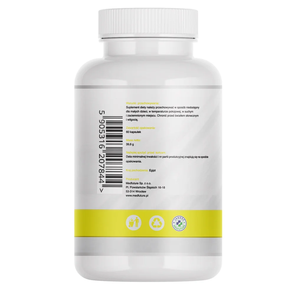 Medfuture Kozieradka ekstrakt, 650 mg, 60 kapsułek