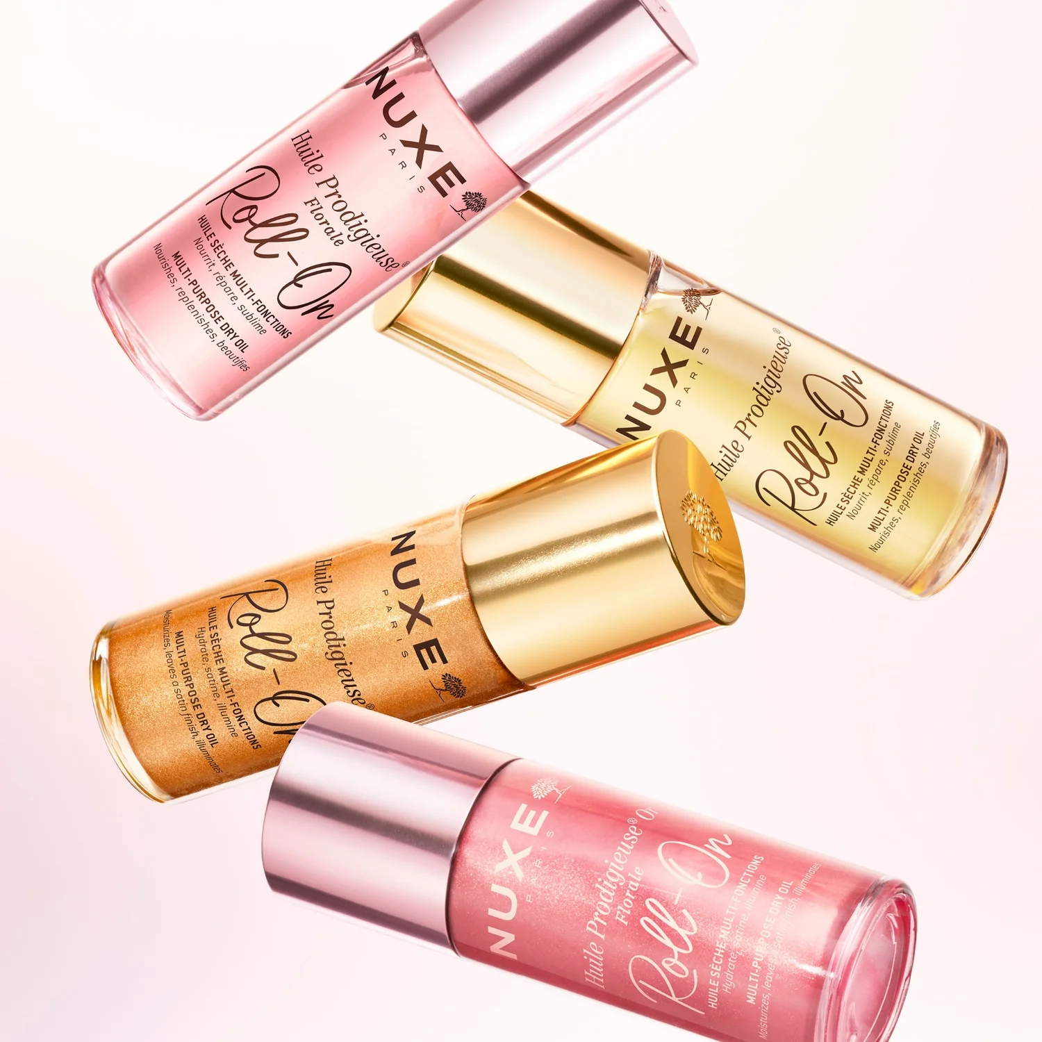 Nuxe Huile Prodigieuse Or Florale suchy olejek z drobinkami roll-on, 60 ml