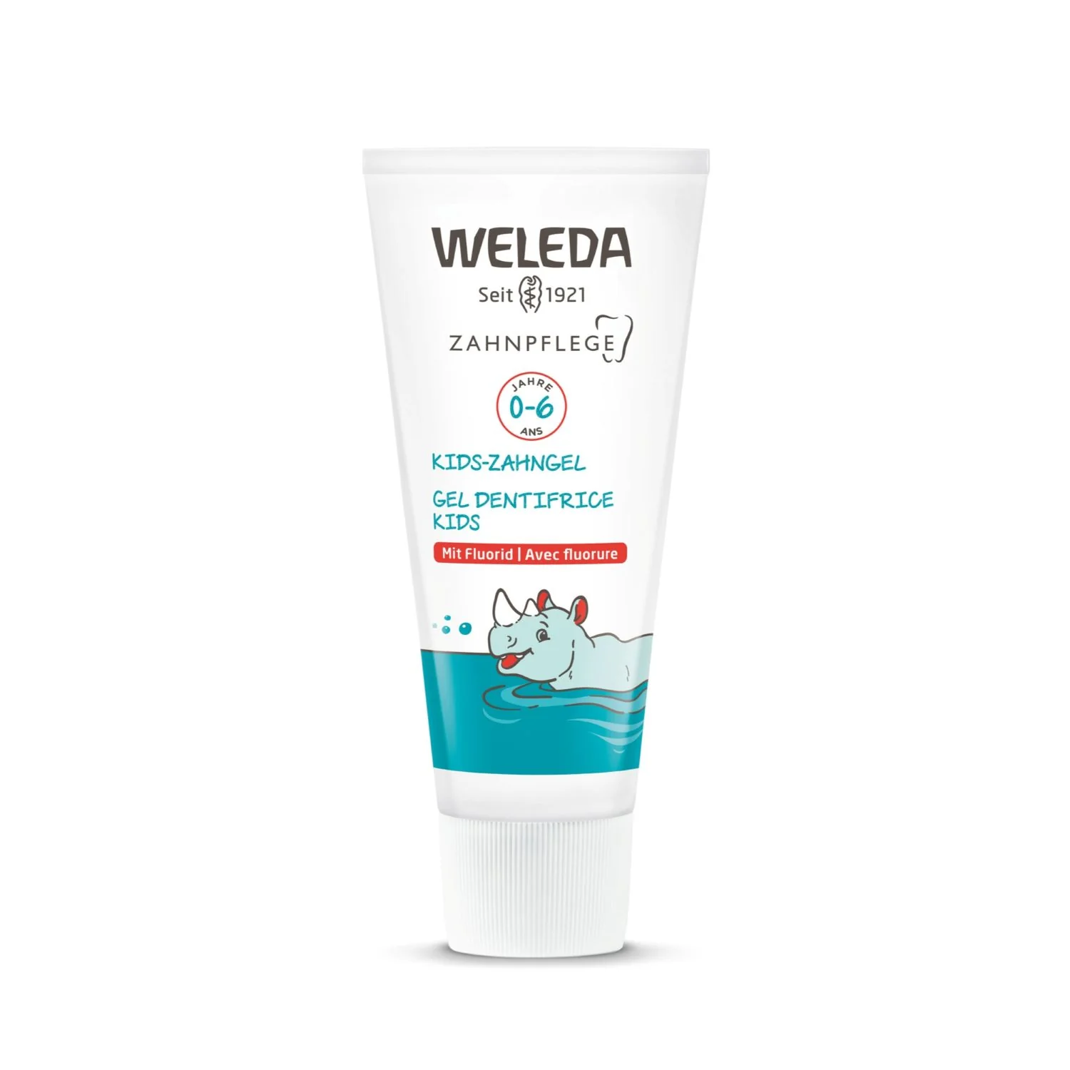 Weleda żel do mycia zębów dla dzieci z fluorem 0-6 lat, 50 ml