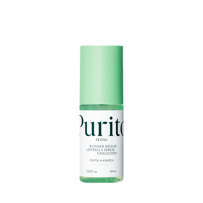 Purito Wonder Releaf Centella bezzapachowe serum z ekstraktem z wąkroty azjatyckiej, 60 ml