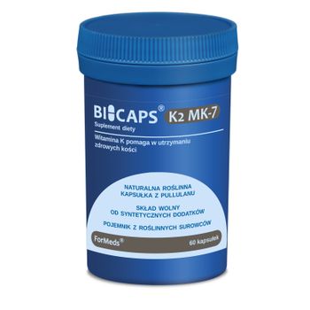 ForMeds Bicaps K2 MK-7, suplement diety, 60 kapsułek 