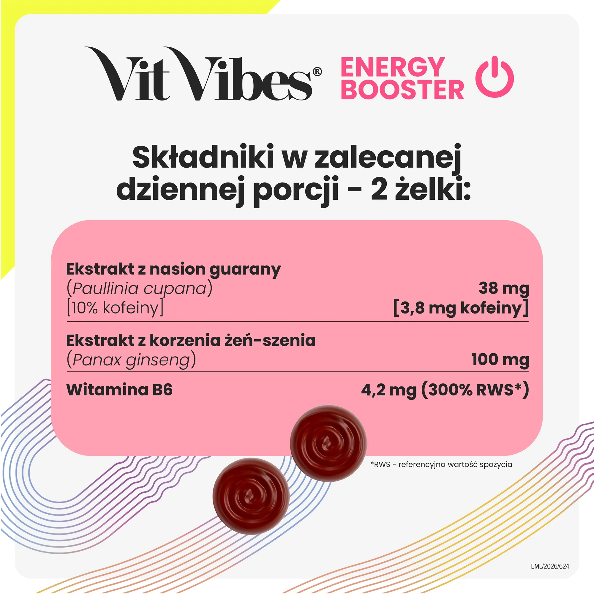 Vit Vibes® Energy Booster 60 żelek