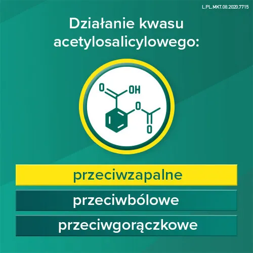 Aspirin C, 400 mg + 240 mg, 20 tabletek musujących 