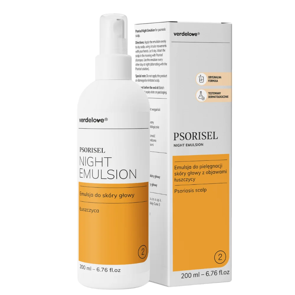Verdelove Psorisel Emulsja na łuszczycę skóry głowy, 200 ml