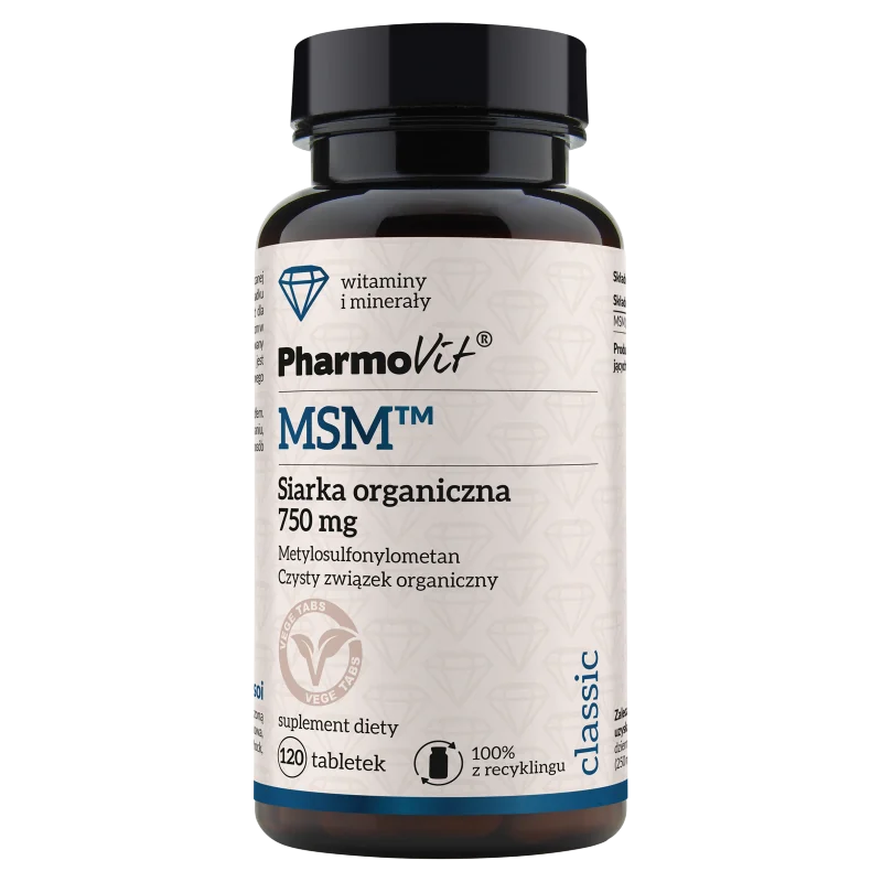 Pharmovit MSM Siarka Organiczna 120 tabletek